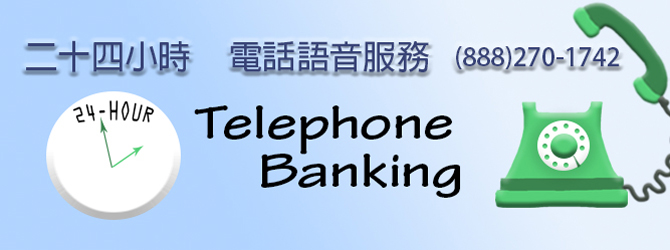 Telephone Banking - (888) 270-1742